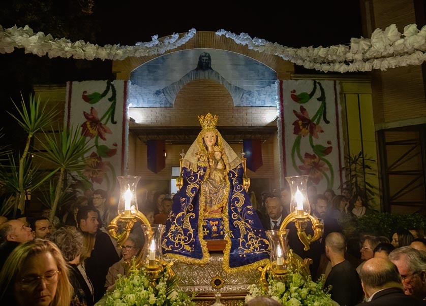La Virgen de Valme presidió una Santa Misión Evangelizadora multitudinaria a la zona sur de Dos Hermanas